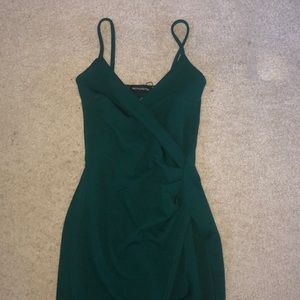 PLT Emerald Slit Dress